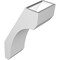 Ekena Millwork 6-in. W x 10-in. D x 18-in. H Legacy Architectural Grade PVC Knee Brace BRCP06X10X18LEC - alternate 6